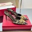 Valentino Vlogo Slingback Pumps 80mm In Black Toile Iconographe 