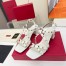 Valentino Rockstud Sandals 60MM with Straps in White Leather