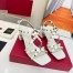 Valentino Rockstud Sandals 60MM with Straps in White Leather