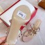 Valentino Rockstud Flip Flop Sandals 50mm In Poudre Calfskin
