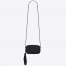 Saint Laurent Mini Lou Camera Bag in Noir Calfskin