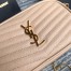 Saint Laurent Mini Lou Camera Bag in Beige Calfskin