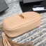 Saint Laurent Mini Lou Camera Bag in Beige Calfskin