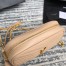 Saint Laurent Mini Lou Camera Bag in Beige Calfskin