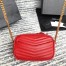 Saint Laurent Mini Lou Camera Bag in Red Calfskin