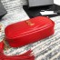 Saint Laurent Mini Lou Camera Bag in Red Calfskin
