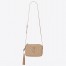 Saint Laurent Lou Camera Bag in Beige Quilted Leather