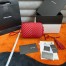 Saint Laurent Lou Camera Bag in Red Quilted Leather