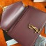 Saint Laurent Cassandra Medium Chain Bag In Bordeaux Calfskin