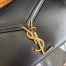 Saint Laurent Cassandra Medium Chain Bag In Black Calfskin
