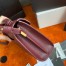 Saint Laurent Cassandra Medium Bag In Bordeaux Grained Calfskin