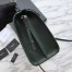 Saint Laurent Cassandra Medium Bag In Green Grained Calfskin