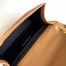 Saint Laurent Envelope Medium Bag In Brown Grained Leather