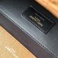 Saint Laurent Envelope Medium Bag In Brown Grained Leather