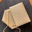 Saint Laurent Envelope Large Bag In Beige Grained Leather