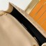 Saint Laurent Envelope Large Bag In Beige Grained Leather
