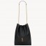 Saint Laurent Jamie 4.3 Pochon Bag in Black Lambskin