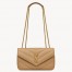 Saint Laurent LouLou Small Bag in Beige Matelasse Lambskin