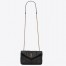 Saint Laurent Puffer Toy Bag In Black Quilted Lambskin
