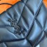 Saint Laurent Puffer Toy All Black Bag In Quilted Lambskin