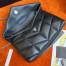 Saint Laurent Puffer Toy Bag In Noir Quilted Lambskin