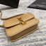 Saint Laurent Solferino Small Bag in Dark Beige Calfskin