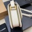 Saint Laurent Solferino Small Bag in White Calfskin