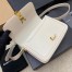 Saint Laurent Solferino Small Bag in White Calfskin