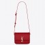 Saint Laurent Solferino Small Bag in Red Calfskin
