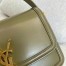 Saint Laurent Solferino Small Bag in Khaki Green Calfskin