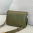 Saint Laurent Solferino Small Bag in Khaki Green Calfskin