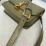 Saint Laurent Solferino Small Bag in Khaki Green Calfskin