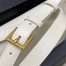 Saint Laurent Solferino Medium Bag In White Calfskin