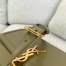 Saint Laurent Solferino Medium Bag In Khaki Green Calfskin