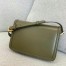 Saint Laurent Solferino Medium Bag In Khaki Green Calfskin