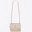 Saint Laurent Sunset Medium Chain Bag In White Calfskin