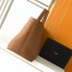 Saint Laurent Y Tote Bag in Brown Calfskin