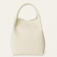 Loro Piana Bale Small Bag in White Grained Leather